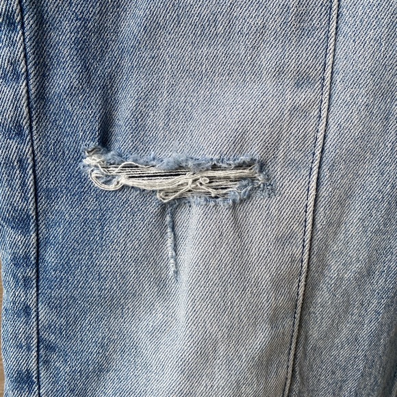 Free Assembly FRAYED PATCHWORK mid rise modern straight men’s size 34x30 - Picture 16 of 16